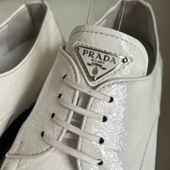 Prada Patent leather Loafer 37 $995 - Picture 6 of 15